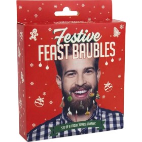 KARNEVAL Ozdoby vánoční na vousy set 9ks *KARNEVALOVÝ DOPLNĚK*