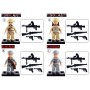 SLUBAN ARMY WWII Mini figurka voják 12 druhů set s doplňky ke stavebnici plast