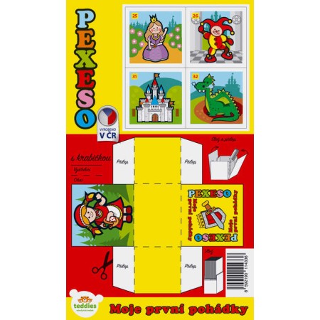 Hra Pexeso Moje první pohádky 32 dvojic s krabičkou *SPOLEČENSKÉ HRY*