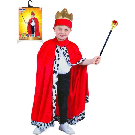 KARNEVAL Plášť královský dětský (104-136cm) 3-7 let *KOSTÝM*