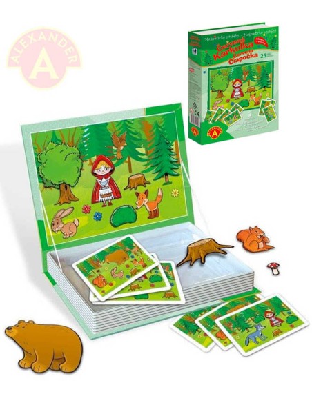 ALEXANDER Příběhy magnetické Červená Karkulka 25 dílků v krabici