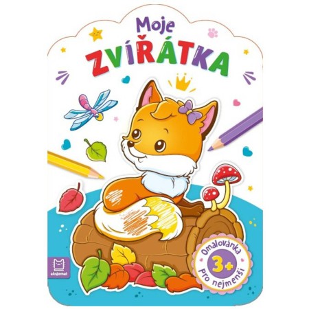 Omalovánka pro nejmenší děti moje zvířátka