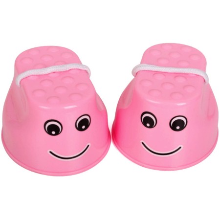 MERCO Chůdy Smile dětské balanční protiskluzové růžové plast