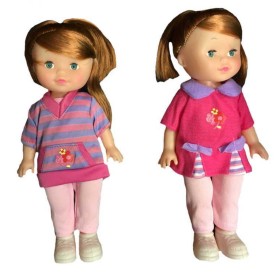 Panenka ADÉLKA 27cm 2 druhy v sáčku plast