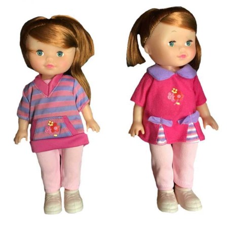 Panenka ADÉLKA 27cm 2 druhy v sáčku plast