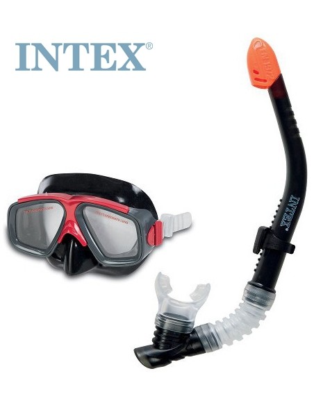 INTEX Potápěčské BRÝLE A ŠNORCHL od 8 let na potápění do vody