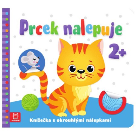 Prcek nalepuje 2+ samolepková knížka