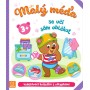 Malý méďa se učí sám oblékat vzdělávací knížečka s nálepkami