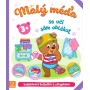 Malý méďa se učí sám oblékat vzdělávací knížečka s nálepkami