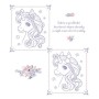 Vyškrabávací obrázky Poníci 16x26cm set se škrabacím perem