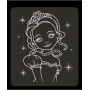 Vyškrabávací obrázky Princezny 16x26cm set se škrabacím perem
