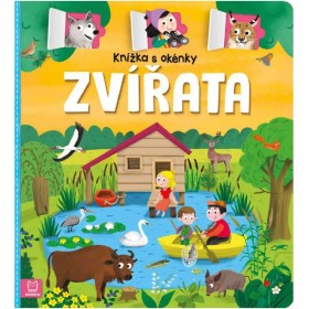 Knížka s okénky Zvířata 22x24cm