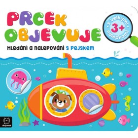 Prcek objevuje Hledání a nalepování samolepky s pejskem
