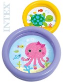 INTEX Baby bazének nafukovací 61x15cm brouzdaliště se zvířátkem 2 druhy 59409