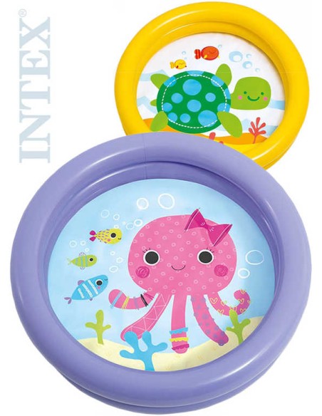 INTEX Baby bazének nafukovací 61x15cm brouzdaliště se zvířátkem 2 druhy 59409