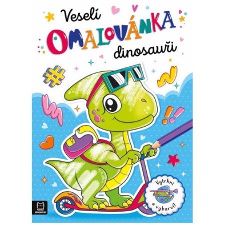Omalovánka Veselí dinosauři Vytrhni a vybarvi