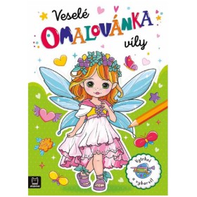 Omalovánka Veselé víly Vytrhni a vybarvi