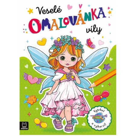 Omalovánka Veselé víly Vytrhni a vybarvi