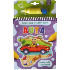 Omalovánka s vodním fixem Auta Maluj vodou zas a znovu