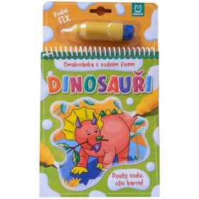 Omalovánka s vodním fixem Dinosauři Maluj vodou zas a znovu
