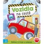 Mrňous si hraje a nalepuje Vozidla na cestě samolepková knížka