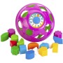 PL Vkládačka baby UFO s hodinami 17cm 16 tvarů plast v sáčku