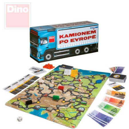 DINO HRA Kamionem po Evropě nový design *SPOLEČENSKÉ HRY*