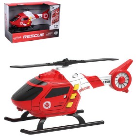 Vrtulník záchranářský 17cm helikoptera na baterie Světlo Zvuk