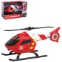 Vrtulník záchranářský 17cm helikoptera na baterie Světlo Zvuk