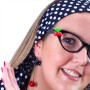 KARNEVAL Brýle s retro doplňky třešně *KARNEVALOVÝ DOPLNĚK*