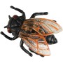 Moucha 4cm set 4ks dekorace Halloween hmyz v sáčku