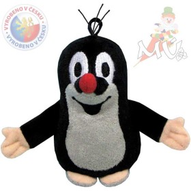 MORAVSKÁ ÚSTŘEDNA Krtek (krteček) s poutkem 8 cm * PLYŠOVÉ HRAČKY *