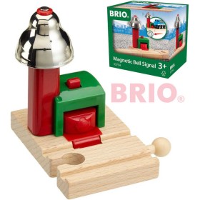 BRIO DŘEVO Signalizace magnetická zvuková příslušenství k vláčkodráze