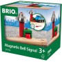 BRIO DŘEVO Signalizace magnetická zvuková příslušenství k vláčkodráze