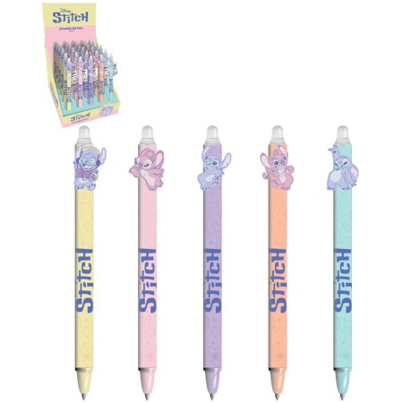 Pero dětské gelové gumovací Stitch mazací 5 druhů