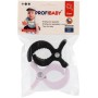 PROFIBABY Klipy na kočárek černý + bílý set 2ks plast v sáčku