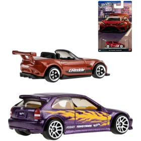 MATTEL HOT WHEELS Auto závodní Silver Series Compact Kings 5 druhů kov