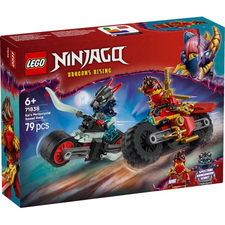 LEGO NINJAGO Kai a závody na motorkách 71838 STAVEBNICE
