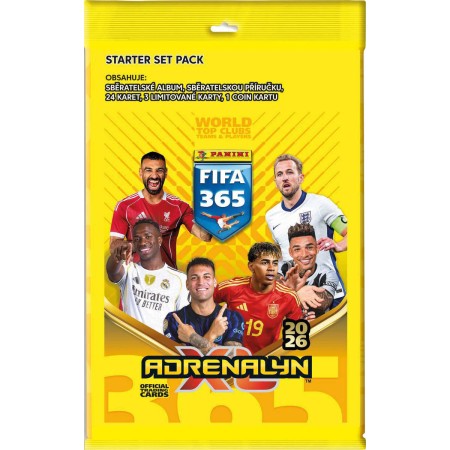 PANINI FIFA 365 2025/2026 Starter set album + 4x booster sběratelské karty