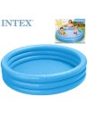 INTEX Bazén kulatý Crystal 147x33cm nafukovací modrý 3 komory 58426