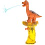 Pistole dětská vodní stříkací brontosaurus 23cm se zásobníkem na vodu plast
