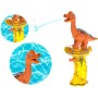 Pistole dětská vodní stříkací brontosaurus 23cm se zásobníkem na vodu plast