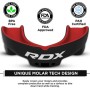 RDX 3W Chránič zubů dospělý černo-červený