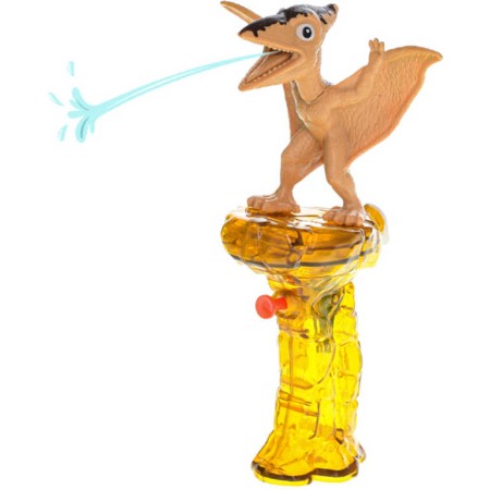 Pistole dětská vodní stříkací pterodaktyl 21cm se zásobníkem na vodu plast