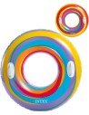 INTEX Kruh plavací s úchyty 91cm nafukovací kolo do vody Vír 2 barvy 59256