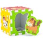 Měkké bloky Zvířátka 6ks pěnový koberec baby vkládací puzzle podložka na zem