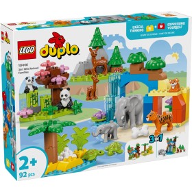 LEGO DUPLO Rodinky divokých zvířat 3v1 10446 STAVEBNICE