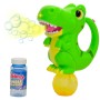 Bublifukovač pistolka s náplní 118ml dinosaurus 20cm na baterie Světlo