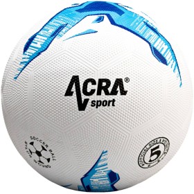 ACRA Míč rekreační fotbalový velikost 5 bílý kopačák s grafikou 24B