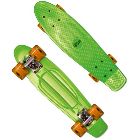 MUUWMI NoRules Skateboard ABEC 5 FUN zeleno-oranžový